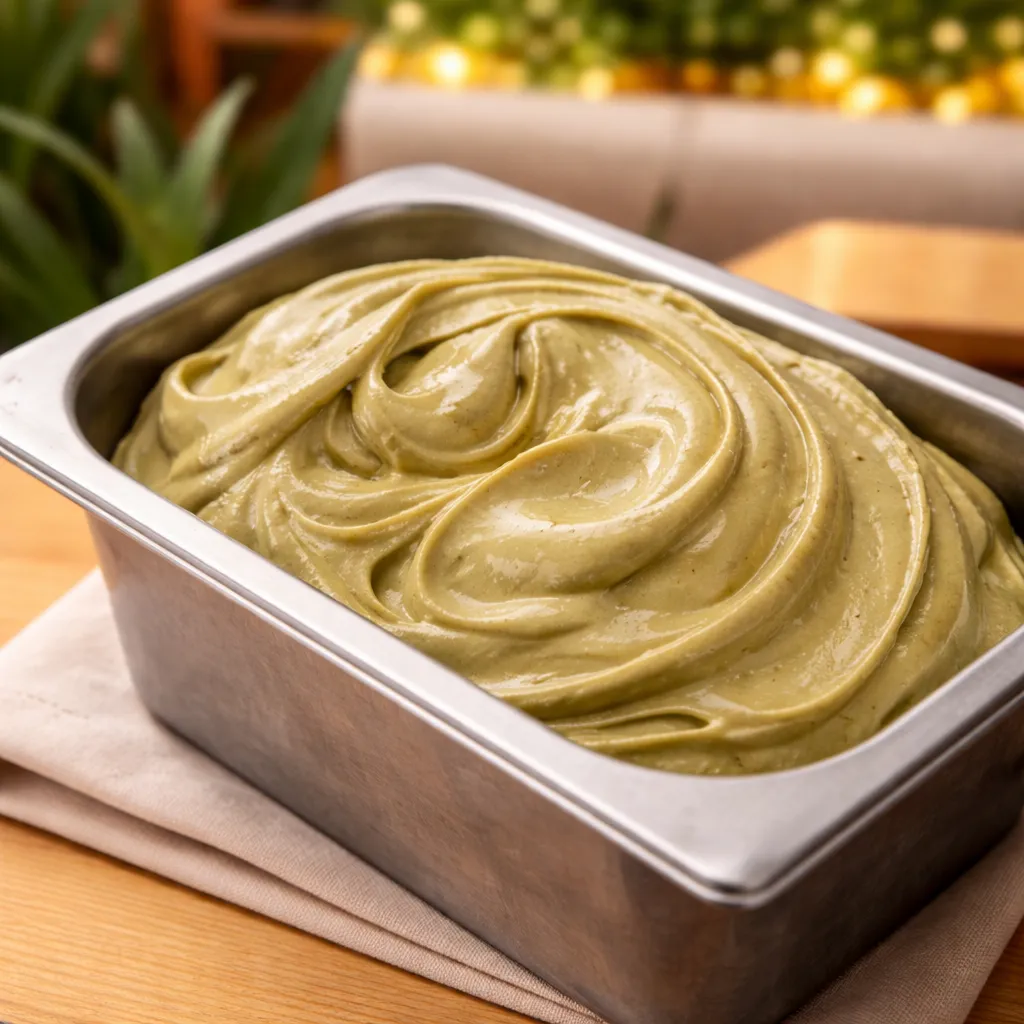 Gelato al tè matcha