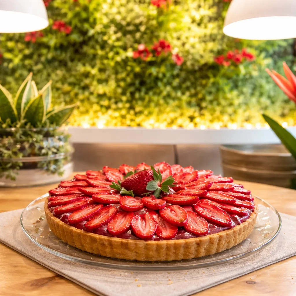 Torta californiana di fragole