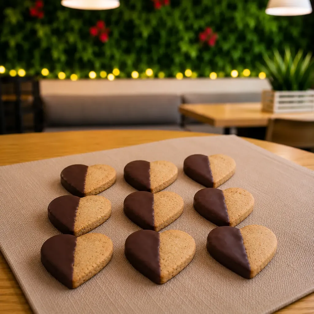 Biscotti a cuore di grano saraceno