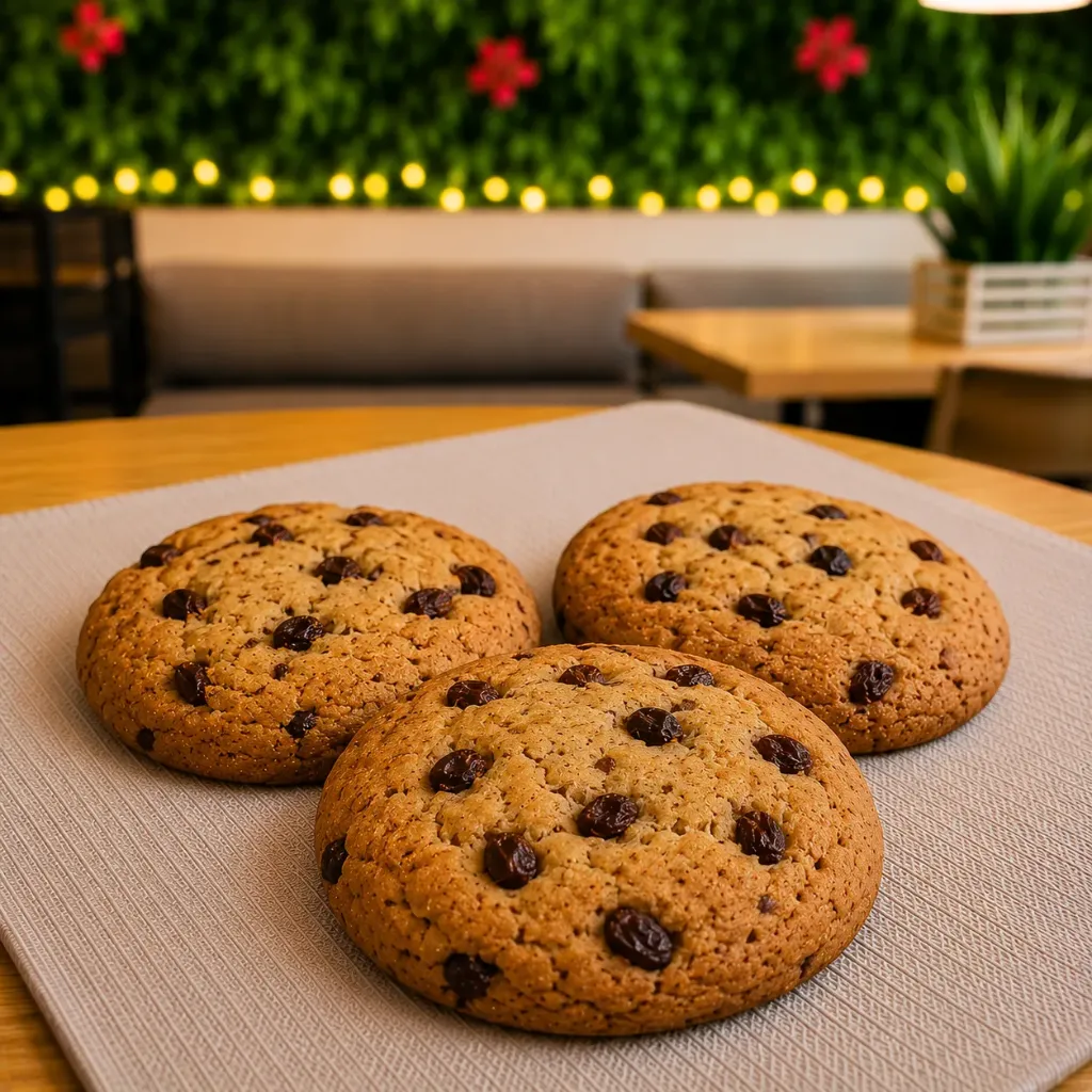 Cookies cannella e uvetta
