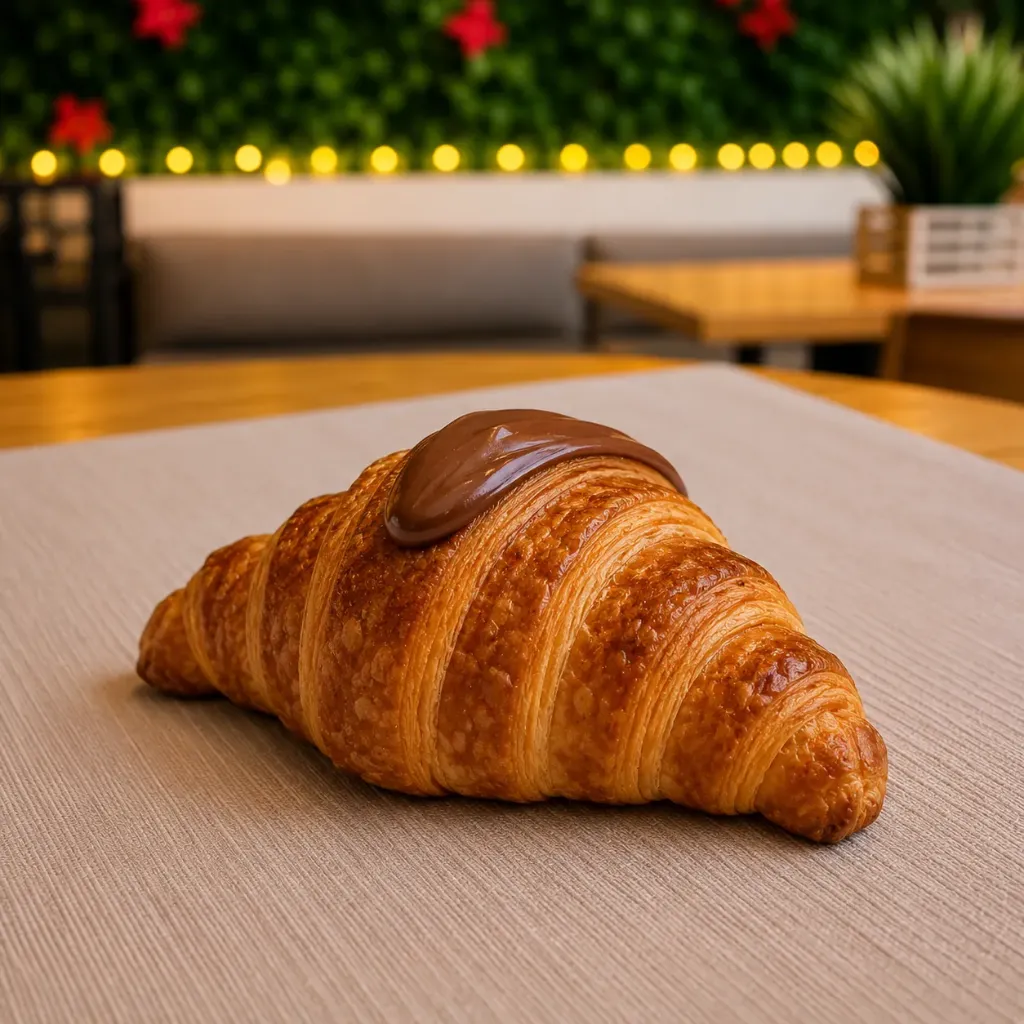 Brioche con crema di nocciole