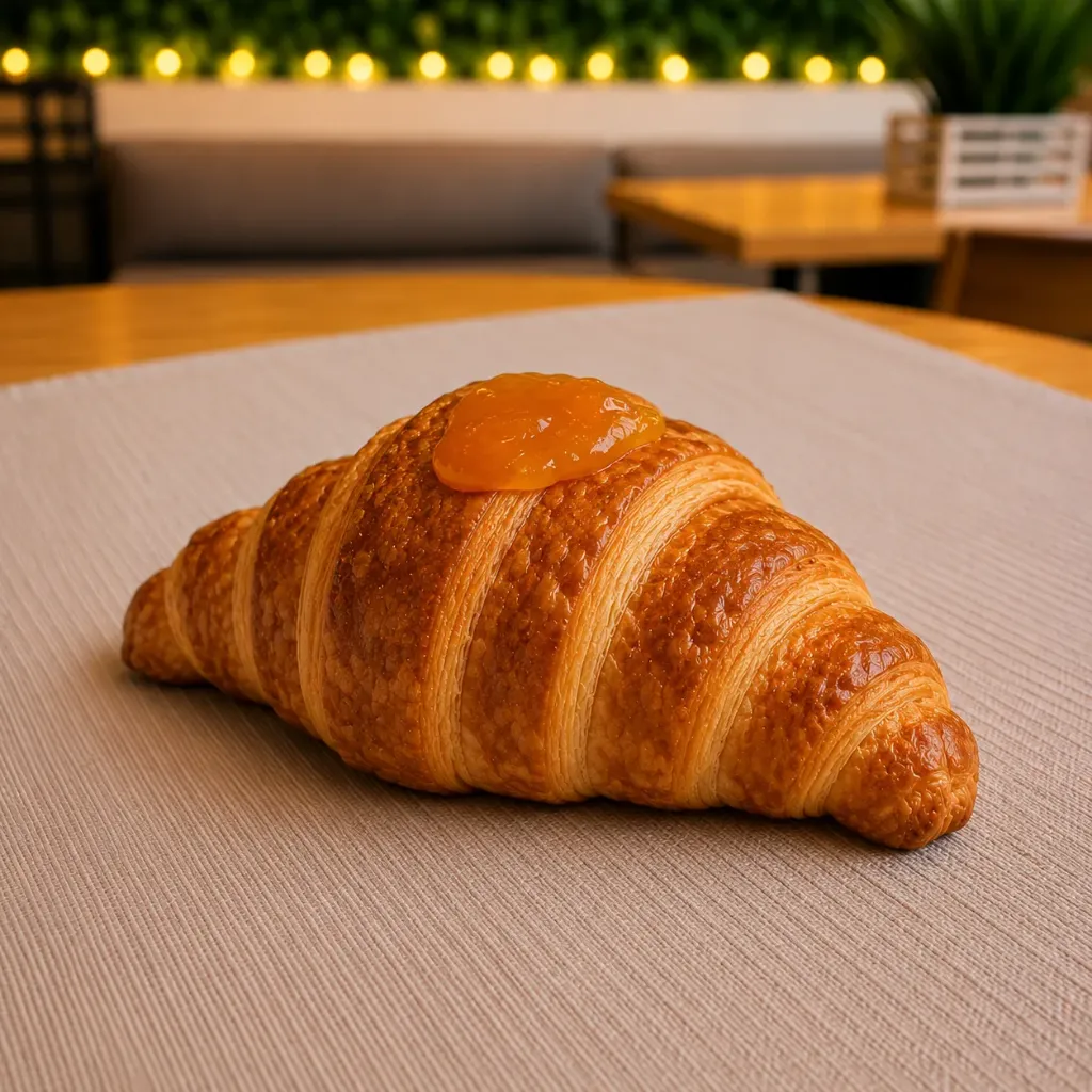 Brioche con marmellata di albicocche