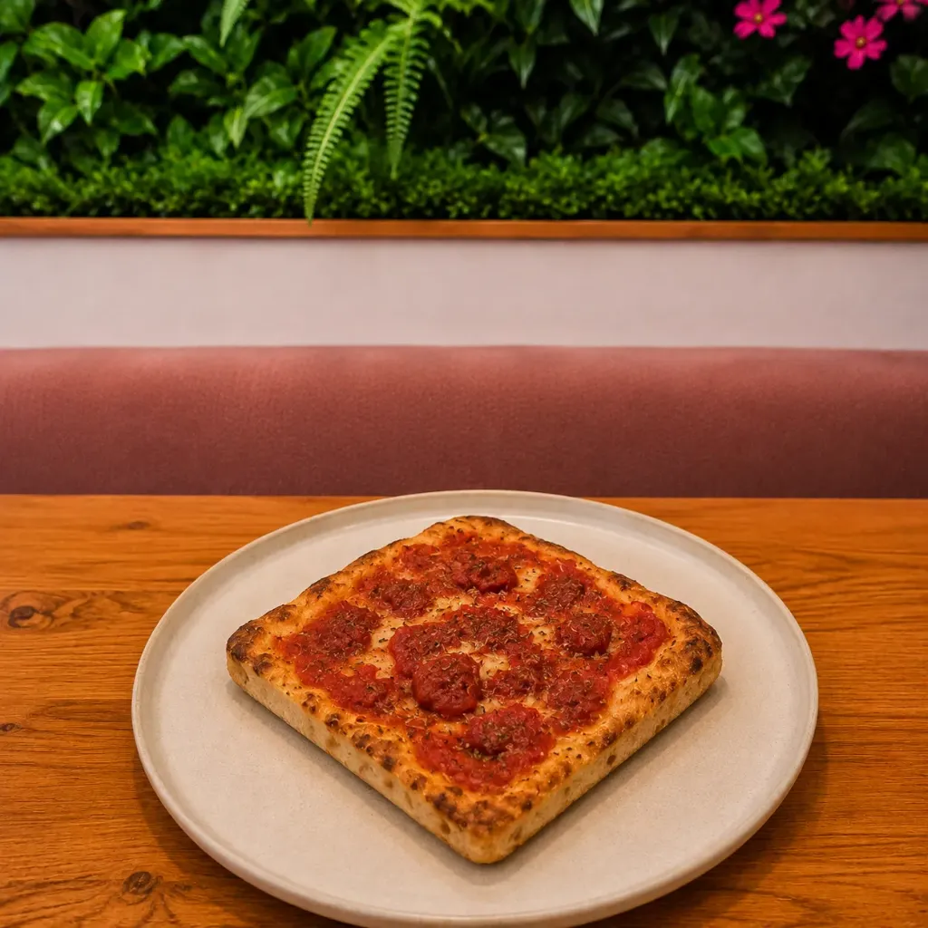 Pizza rossa senza glutine