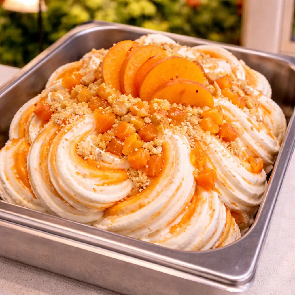 Gelato yogurt all'albicocca